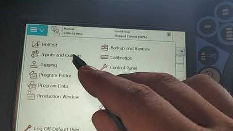 How to Check Input and Output in ABB Robot,  IO Simulation in IRB6700