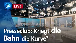 Presseclub: Zu alt, zu voll, zu spät: Kriegt die Deutsche Bahn die Kurve
