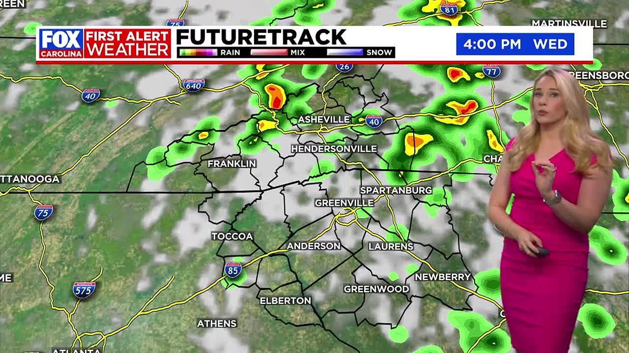 Scattered storms return Wednesday - YouTube