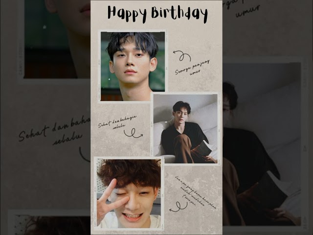 Happy birthday Kim jongdae ✨💌 class=