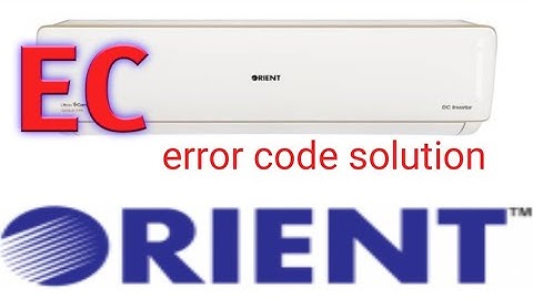 Orient AC EC error code solution Urdu/Hindi