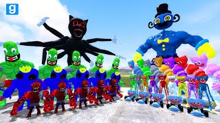 ALL GARTEN OF BANBAN, HUGGY WUGGY VS RAINBOW FRIENDS, CARTOON CATS in Garrys Mod