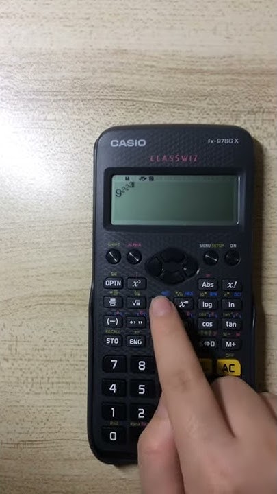 How to do stack error in calculator model fx-97SGX - YouTube