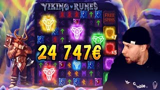 12237X RECORD WIN on Vikings Runes 😱 Biggest Wins of The Week 47