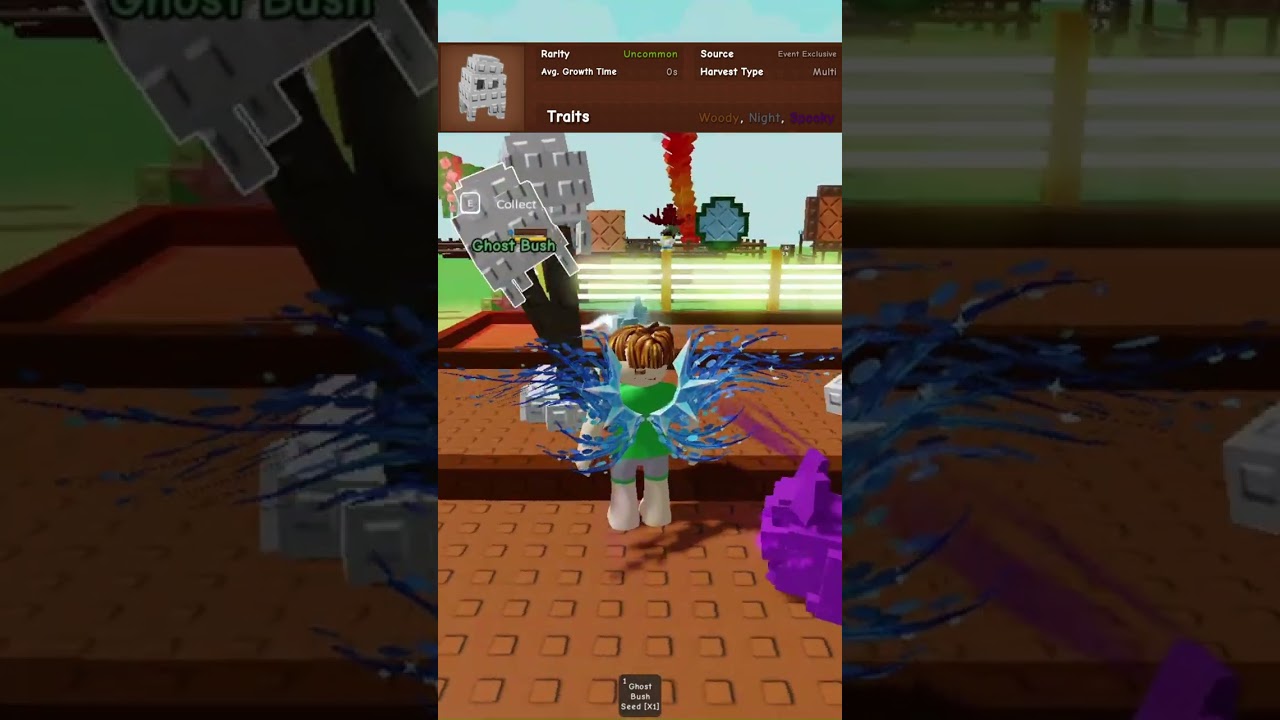 Grow a Garden (GaG) | Introducing: Ghost Bush 🌿💀 