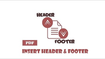 LEARN HOW TO INSERT HEADER & FOOTER | PDF TOOLS