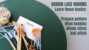 Bobbin lace basics for absolute beginners