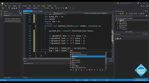 GPA Calculator || Lecture 5 || C# Tutorial || (Arabic)