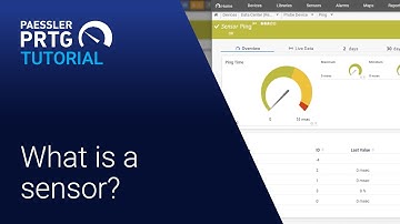 PRTG Tutorial - An Introduction to Sensors in PRTG