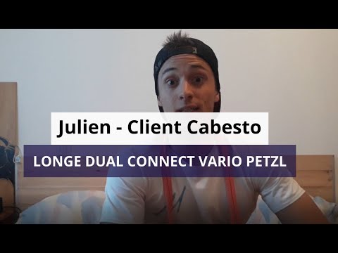 LONGE DUAL CONNECT VARIO de PETZL,  l’avis de Julien - CABESTO