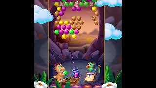 Dino Bubble Shooter - Pop all colorful bubbles to rescue baby dinosaurs! screenshot 1