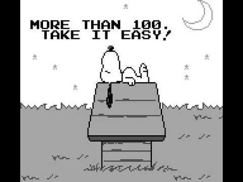Game boy Longplay [252] Snoopy's Magic Show