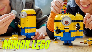 LEGO Minions: Brick-Built Minions and Their Lair (75551) Kevin, Bob and Stuart (876 Pieces)