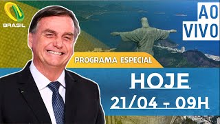 Cobertura exclusiva, Presidente Bolsonaro na praia de Copacabana/RJ - 21/04/2024