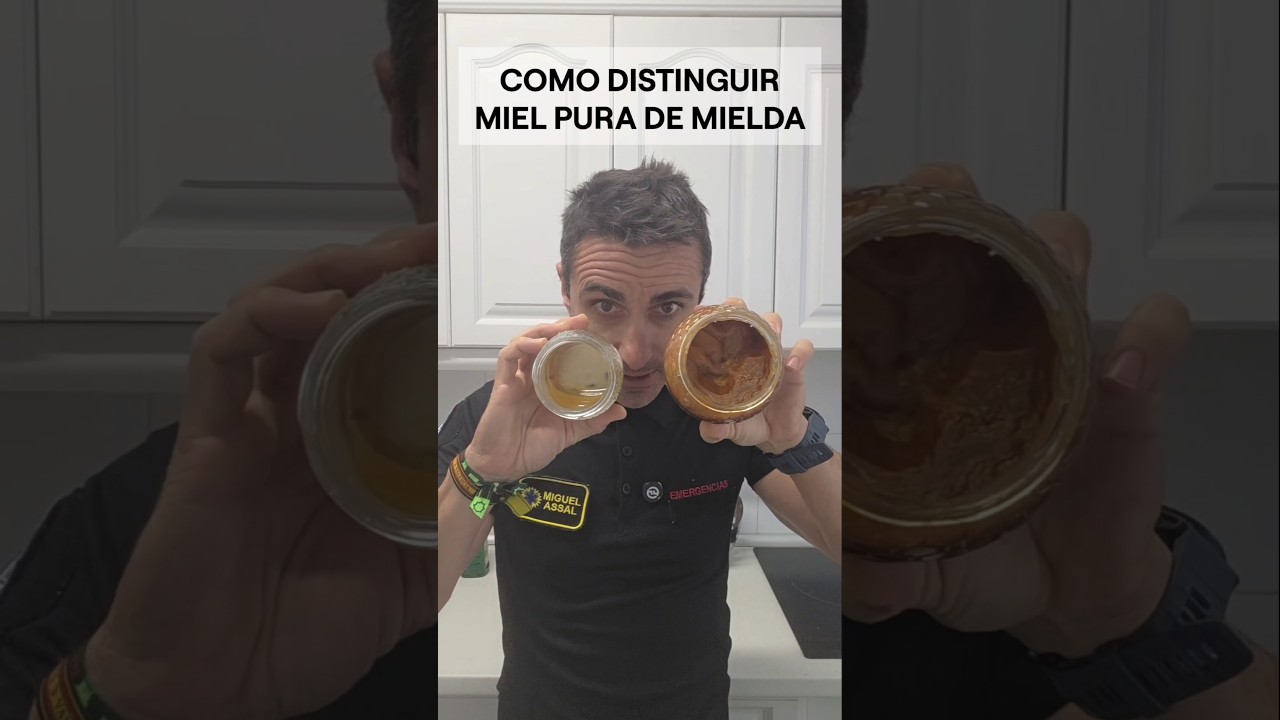 Miel pura vs mielda.#supervivencia #sabiasque #curiosidades