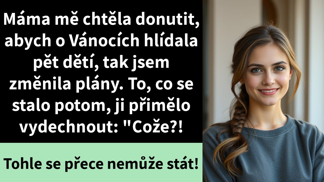 Seděla jsem u kufru, který jsem balila celé měsíce na vysněnou dovolenou, když mi máma zavolala, že má „perfektní plán": mám přes Vánoce pohlídat všech pět vnoučat, aby si ostatní „dospělí" užili...