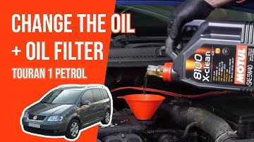 Change the oil and the oil filter Touran mk1 1.6 🛢
