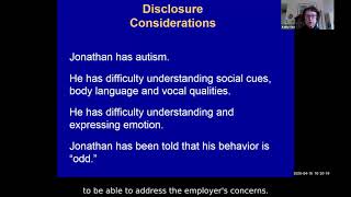 The ADA, Employment and Disability: Should you disclose?