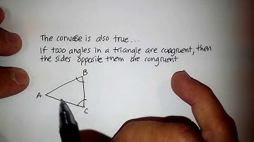Triangles: Base Angles Theorem