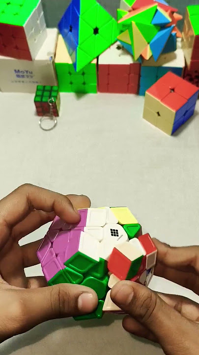 Secy move on megamix and 3by3 #viral #short #trending #cuber #rubikcube