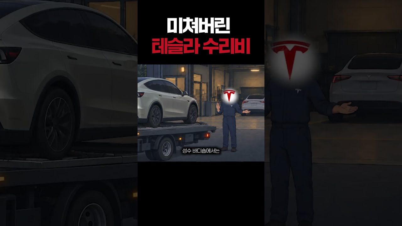 테슬라 수리비 이게 맞나요??