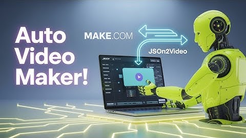 Automate Video Creation with Make.com + Json2Video (NO Video Editing!)