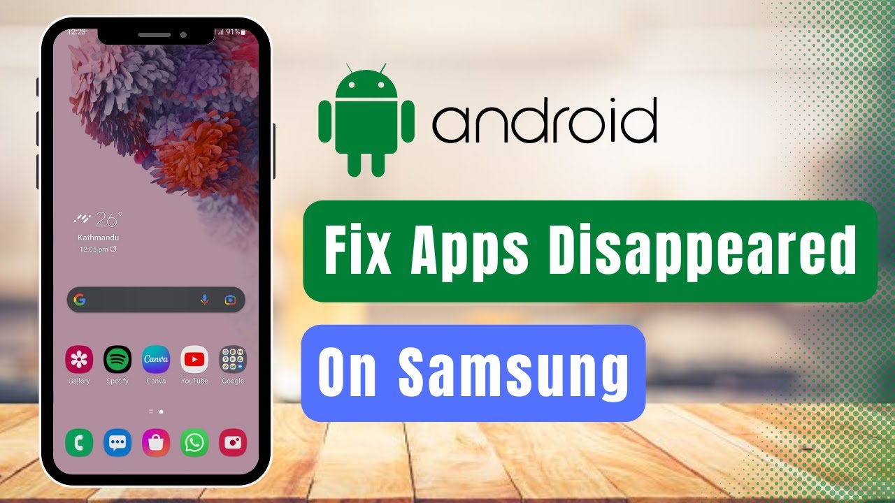 FIX Apps Disappeared From Samsung Home Screen YouTube