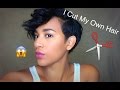 I Cut My Own Hair!|How I Style My Pixie