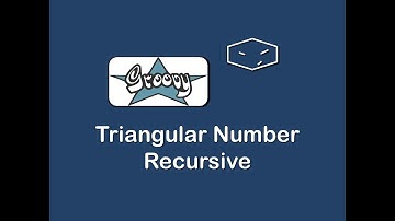 triangular number recursive in groovy