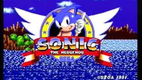 Sonic the Hedgehog Intro (Sega Genesis)