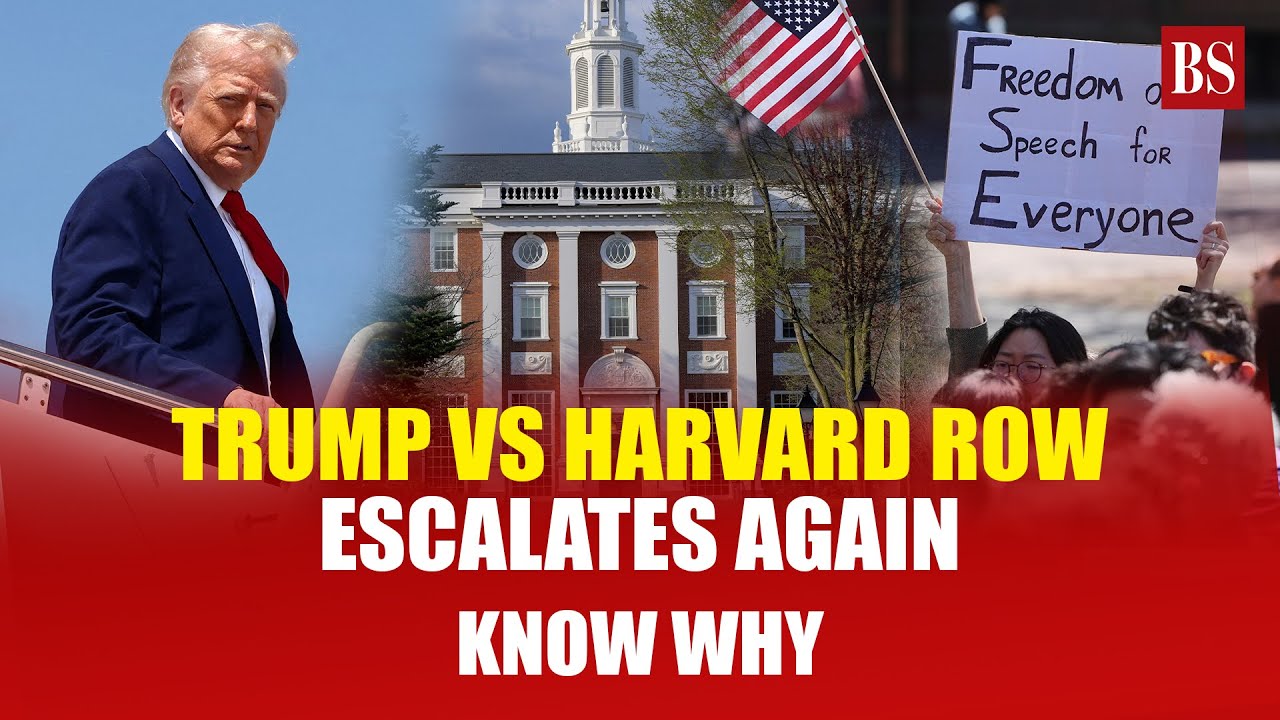 Trump vs Harvard row escalates over research grant freeze | Harvard University | US News