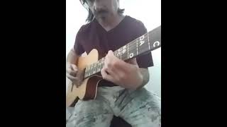 double picking through the scale of D F A amp C composed by Jared McDade
