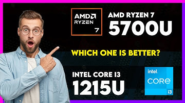 AMD Ryzen 7 5700U vs Intel Core i3 1215U Comparison