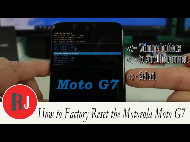 How To Factory Reset the Motorola Moto G7 in Recovery Mode