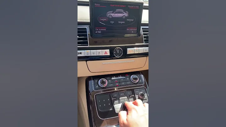 How to change the interior lighting on a 2017 Audi A8