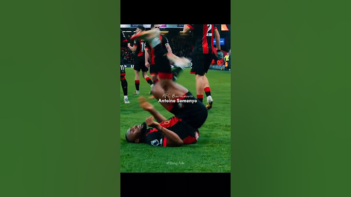 Antoine Semenyo with the Acrobatics! 🔥 #semenyo #antoinesemenyo #afcbournemouth