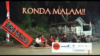 ronda malam menggunakan alat  tradisional Jawa 'KENTONGAN'(TIM SATSET'part 1')~TIM SATSET