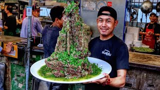 돼지 뼈다귀찜을 산처럼 쌓아주는 야시장 맛집 / 태국 길거리음식
