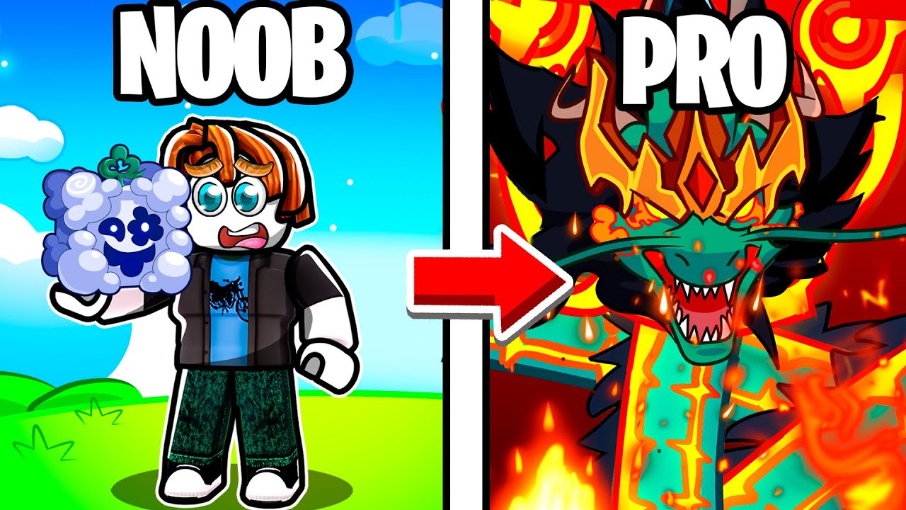 Noob To Max With EVERY Fruit in Blox Fruits... - YouTube