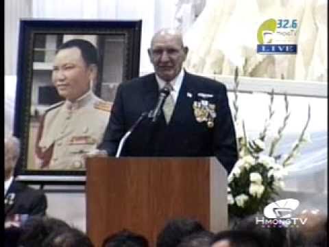 General Vang Pao Memorial: Veteran William E Dietzel