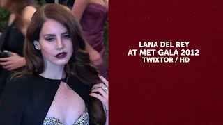 Lana Del Rey at Met Gala 2012/ Twixtor pack
