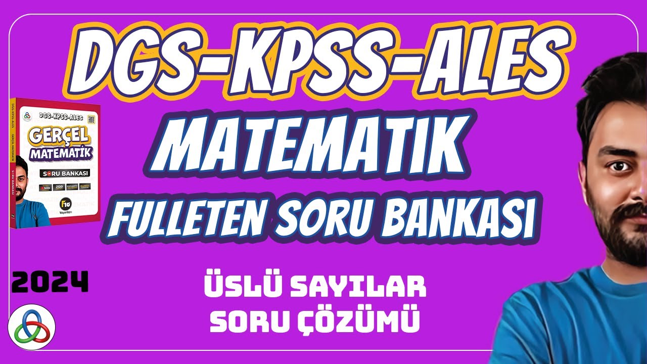 ÜSLÜ SAYILAR SORU ÇÖZÜMÜ | 2026 DGS KPSS ALES MATEMATİK SORU BANKASI