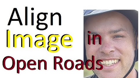 Align Image (Warp) OpenRoads Designer | Microstation