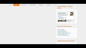 All-in-One Linkedin Widgets for joomla