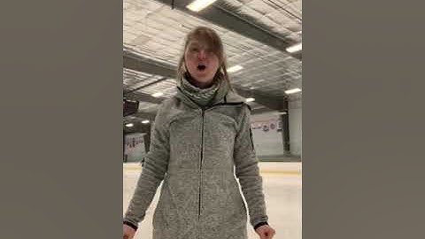 Ice-skating beginning Backward crossovers(Basic 5)