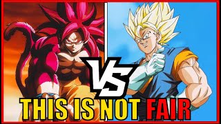 Super Saiyan 4 Goku Vs Super Vegito (DBZ) is Not Close