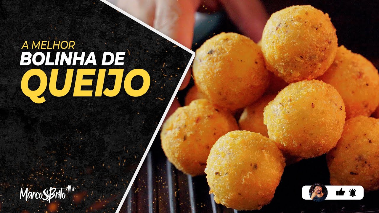 BOLINHA DE QUEIJO CROCANTE! FÁCIL DE FAZER - MARCOS BRITO ALL IN