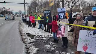 Roxbury protest against ICE