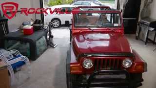 How to install front speakers into a 1997-2002 Jeep Wrangler - YouTube