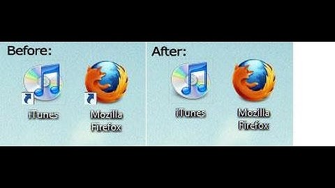 How to Remove the Shortcut Arrow form Windows Desktop Icons